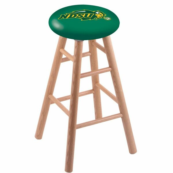 Holland Bar Stool Co Oak Counter Stool, Natural Finish, North Dakota State Seat RC24OSNat